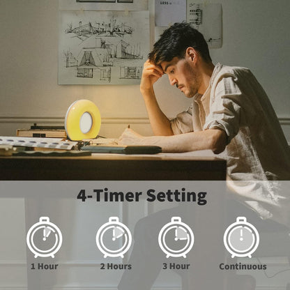 DailyBody Sound Machine White Noise Machine with 30 Soothing Sounds 12 Colors Night Light 32 Levels Volume 5 Timers & Memory Function Effectively Blocks Noise Ideal Sleep Machine for Baby Kids Adults