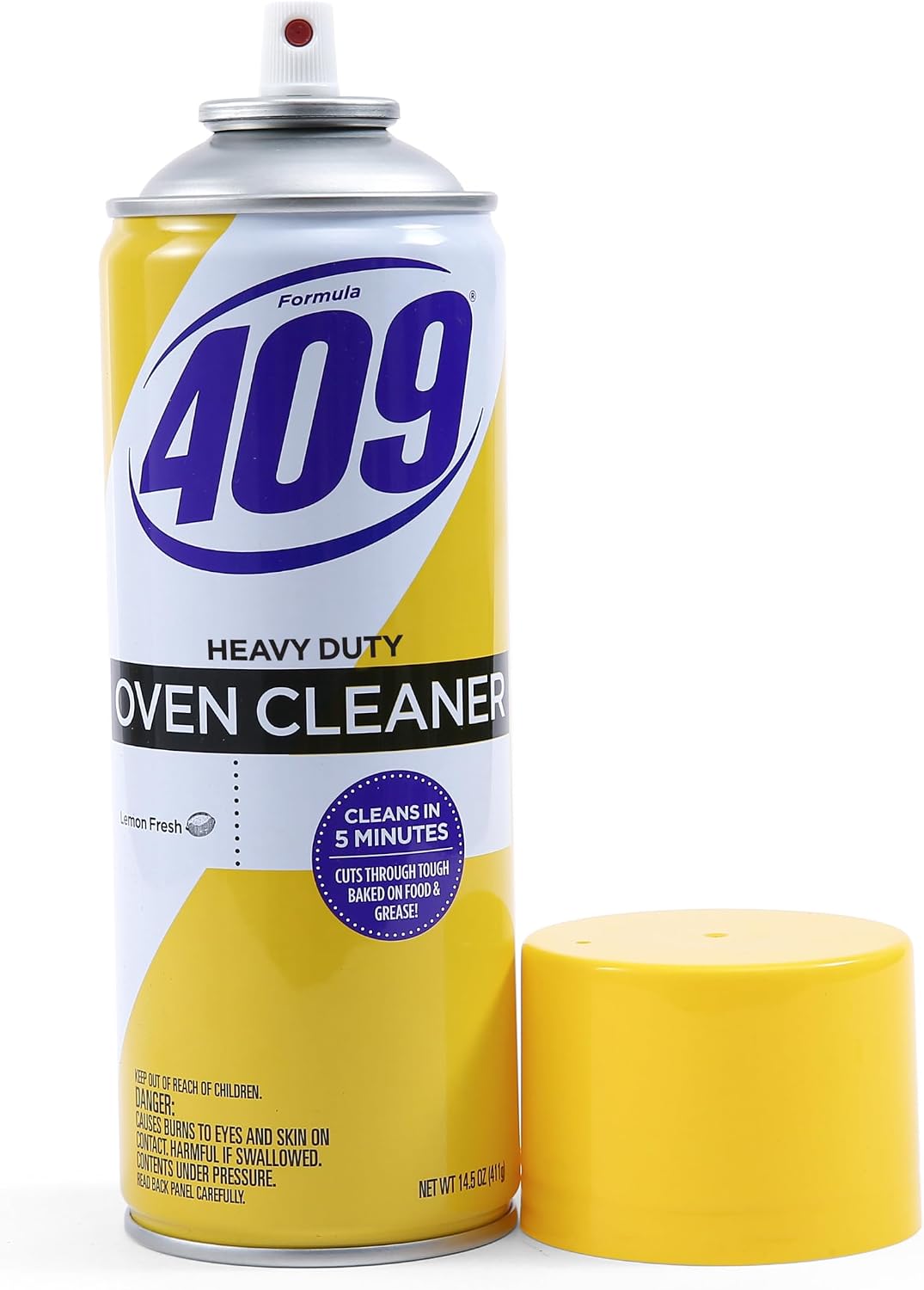 Formula 409 Heavy Duty Oven and Grill Cleaner Spray, Lemon Scent, 14.5 Oz