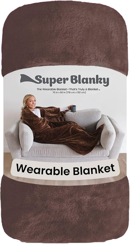 Super Blanky Wearable Blankets for Women & Men, Dorm Room Essentials, Gift for Her, Gifts for Women, Wife Birthday Gift Ideas