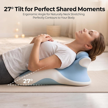 HAMYODO 27° Angled Wedge Pillow, Support for Neck Back Waist | Multi-Position Headboard, Bed Rest Pillows for Prone Sleeping ,Backrest Chaise Lounges Stomach Support in Bed, Couch or Floor