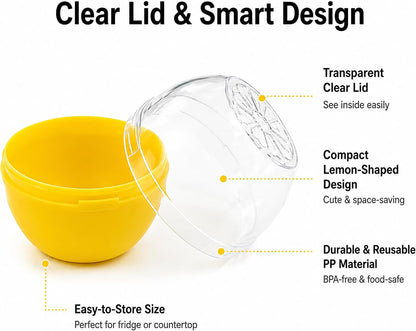 Avocado Keeper Saver Avocado Storage Containers With Lid | Onion Avocado Tomato Saver Fruit vegetable Holder Storage (Avocado Holder)
