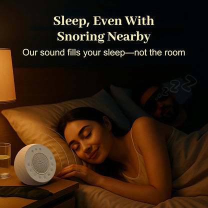 Housbay White Noise Machine with 31 Soothing Sounds, 5W Loud Stereo Sound, Auto-Off Timer, Adjustable Volume, Sleep Sound Machine for Baby, Kid, Adult -Wood Grain