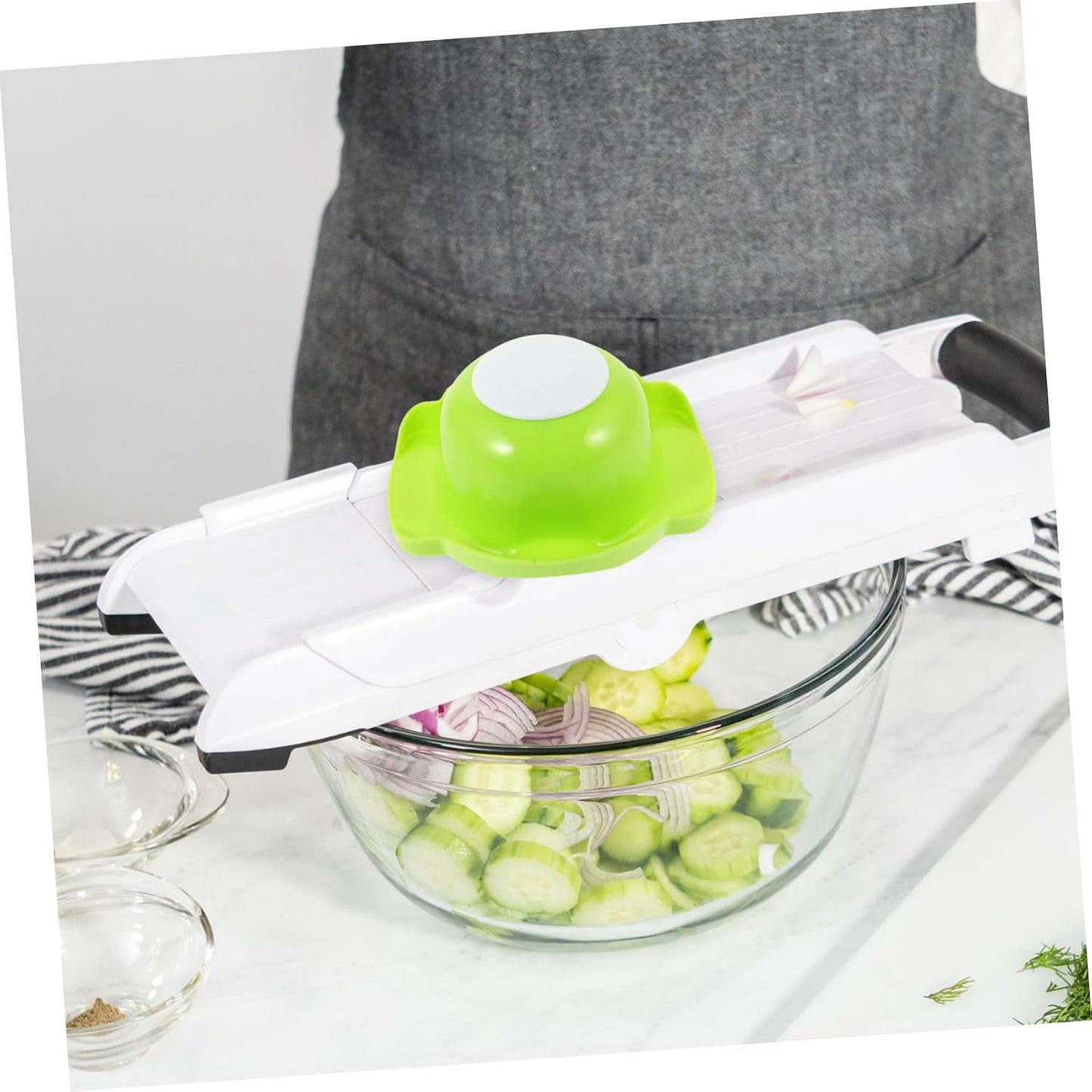 Amosfun 2PCS Food Grater Finger Guard Set Multi-functional Hand Protector Sturdy Design for Safe Vegetable Grating and Slicing Kitchen