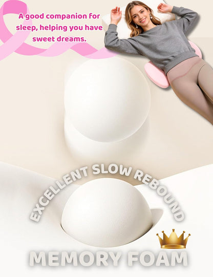 Lumbar Support Pillow for Sleeping - Back Pillow for Sciatica & Back Pain
