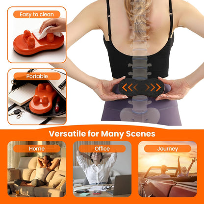Manual Back Massager, Trigger Point Massage Tool for Lower Back