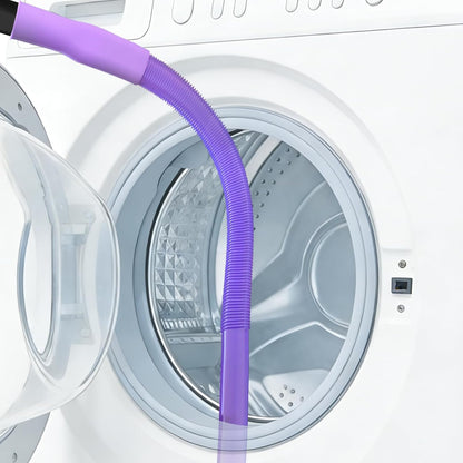Upgraded Dryer Vent Cleaner Kit: Universal Vacuum Hose Attachment for Lint Removal Fits All Vacuums Cleaner Dryer Cleaning Tools for Clogged Ducts (Blue)