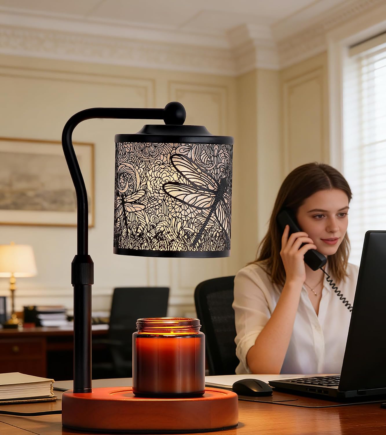 MEXISUE Candle Warmer Lamp with Timer, Bird Candle Warmer Lamp with Jar Candles,Wax Melt Warmer for Housewarming Gift, Birthday Mother's Day Valentines Gifts for Women,Mom,Sister,Bedroom Decor