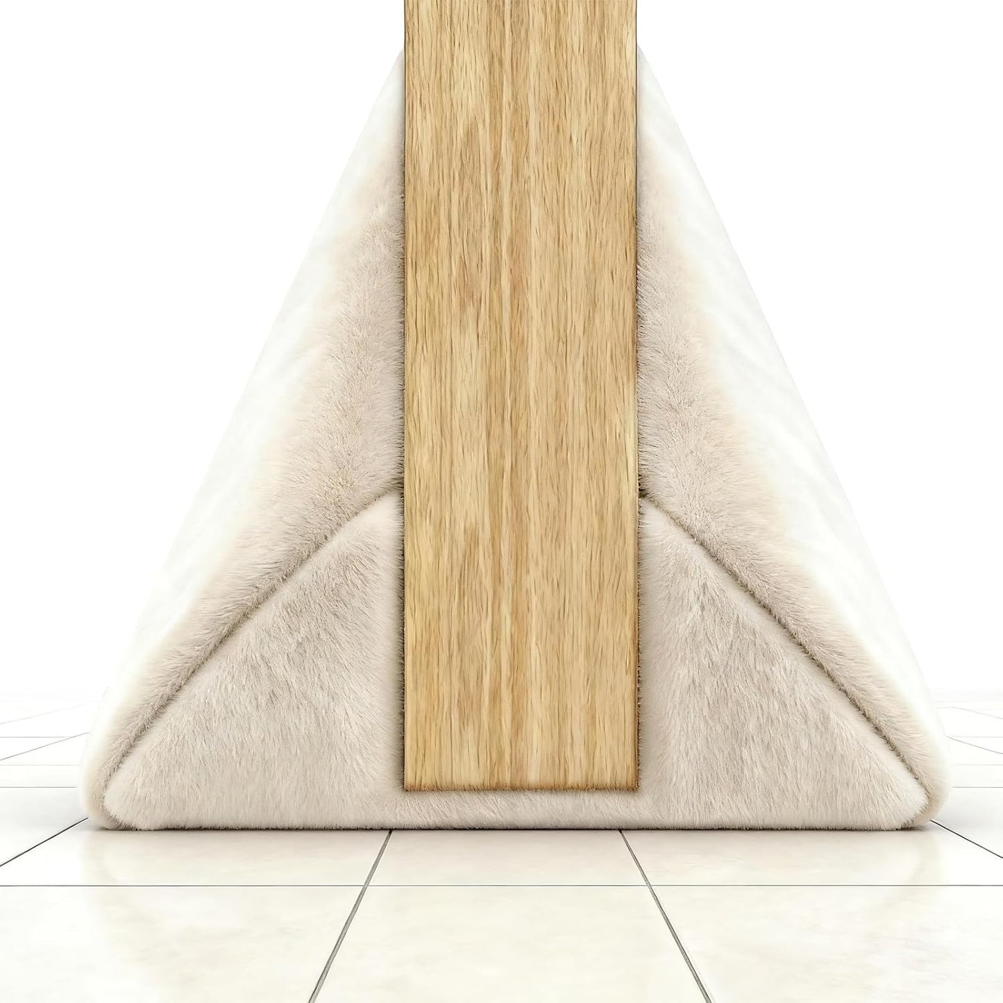 GDHOMM Door Draft Stopper for Bottom of Doors Weather Stripping Door Gap Filler Soundproof Size Adjustable 30"-36", Gray