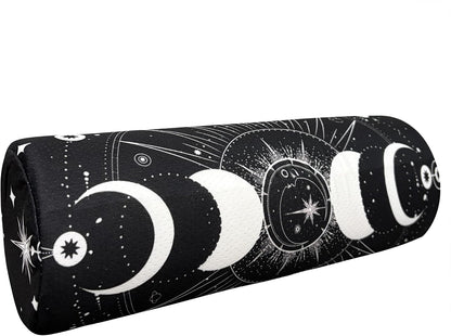 Neck Roll Pillow for Sleeping,Ergonomic Cylinder Tube Pillows for Cervical Spine and Neck Support,Versatile Roll Pillow for Bed,Office,and Travel,Memory Foam Bolster with Washable Cover