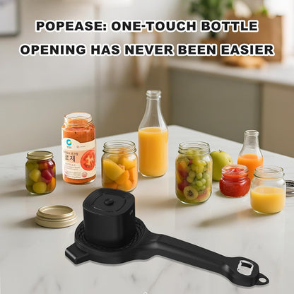 Electric Jar Opener for Seniors with Auto-Adjusting Gripper | Fit 1"-3.5" Cap | Rechargeable Jar & Bottle Openers for Weak Hands and Arthritis