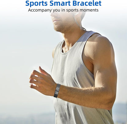 Vibrating Alarm Clock Watch for Heavy Sleepers, Silent Wake Up Bracelet & Smart Wristband, Wearable Vibration Wrist Alarm, Non-Audible Sleep Wristband for Men & Women