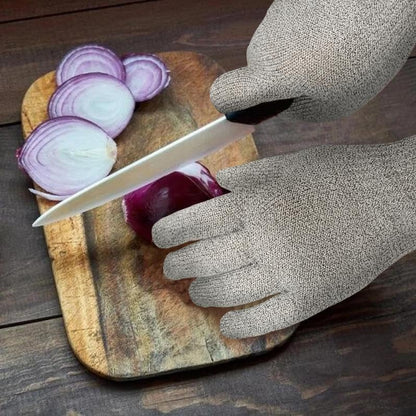 Schwer SlicePro Ultra-Durable ANSI Cut Resistant Gloves PR1501, 10X Reinforced Food Grade Cutting Glove, Mandoline Gloves for Kitchen Meat Cutting, Oyster Shucking, Fish Fillet Processing, M | Non PFAS, No Glass Fiber, for Kitchen Food Prep, Mandolin