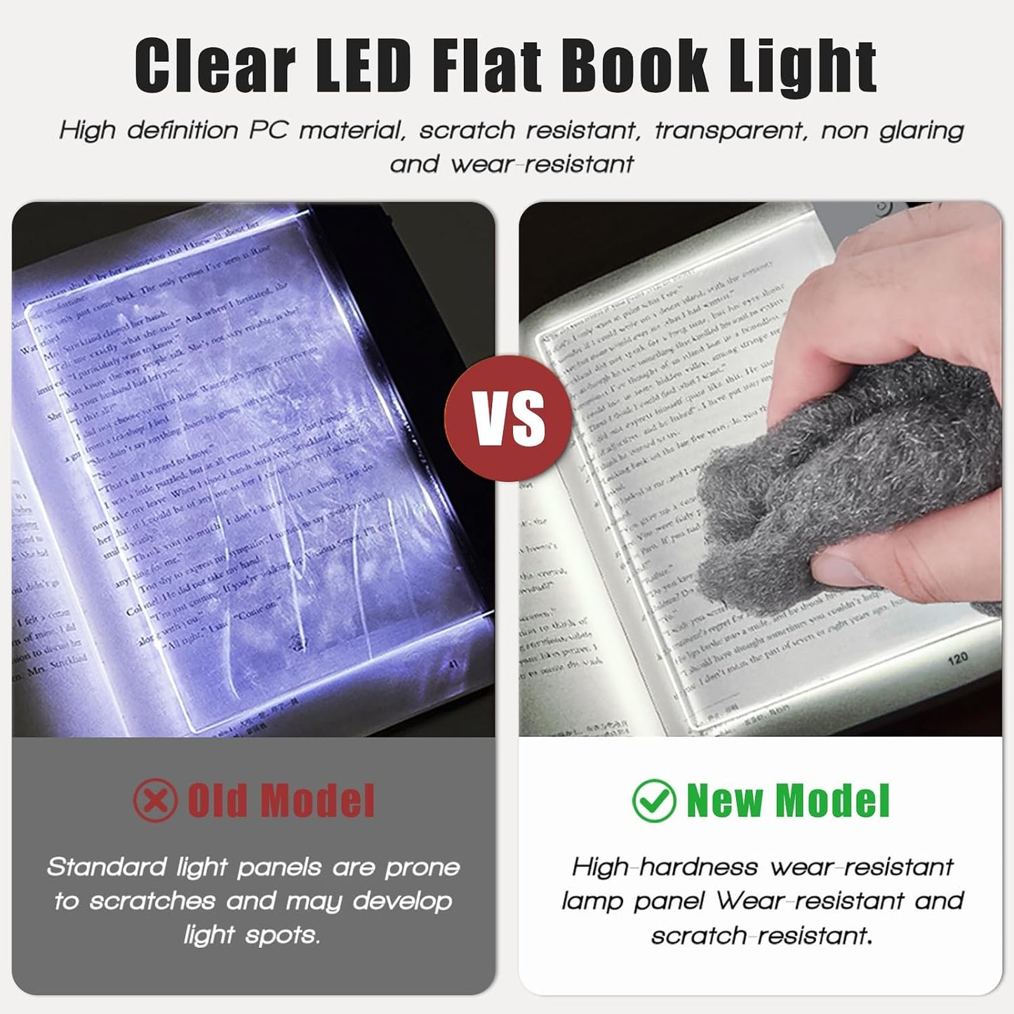 LED Book Light and Night Light 2-in-1, USB Rechargeable Reading Light for Books in Bed, 3 Color Modes, Stepless Brightness Dimming, Auto-Off Timer, Night Reading, Gifts for Book Lovers