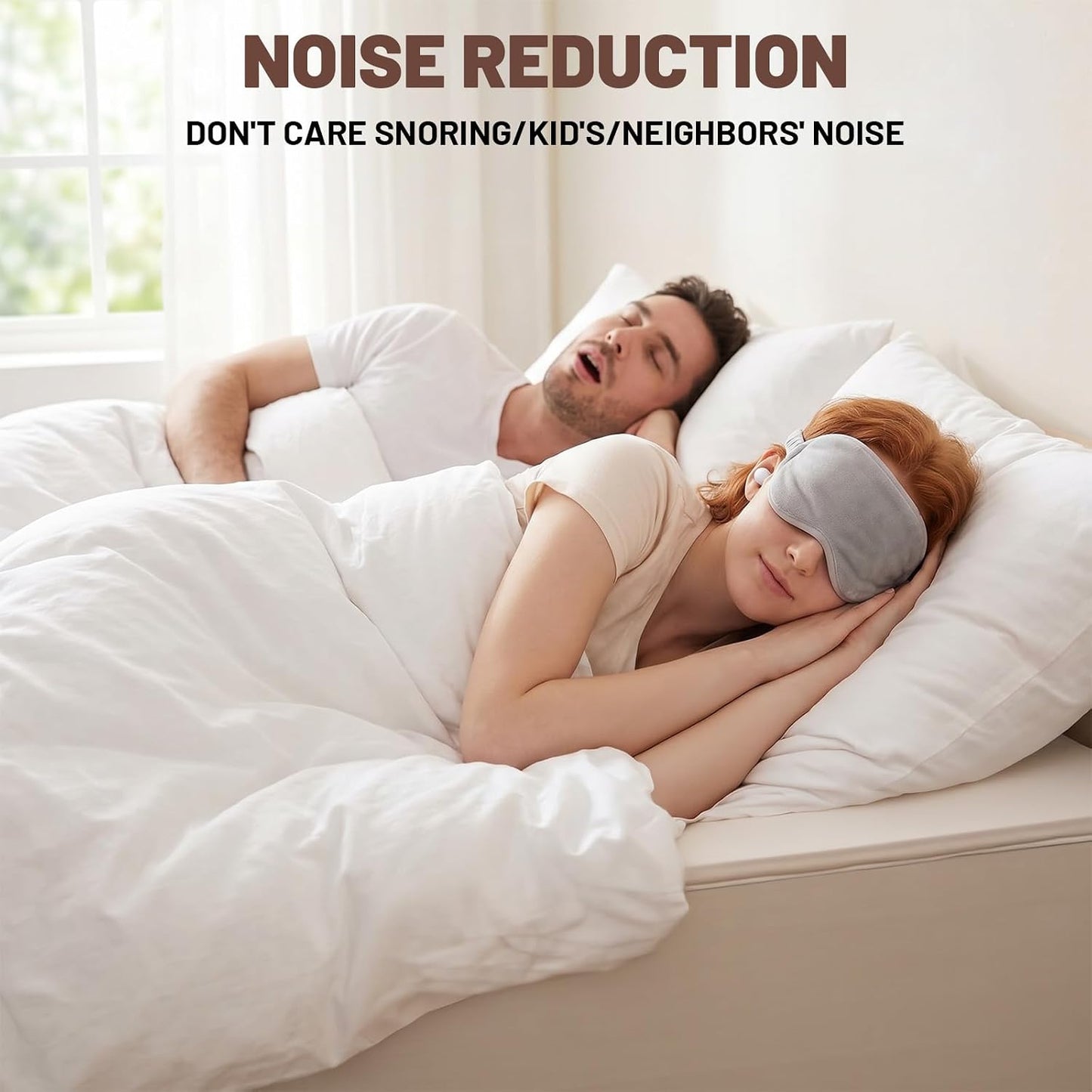 12 Pcs Moldable Silicone Ear Plugs Soft Transparent Earplugs for Sleeping | Noise Reduction Earplugs, Reusable Noise Cancelling EarPlug, Snoring, Travel, Concerts, Work, Study, Airplanes