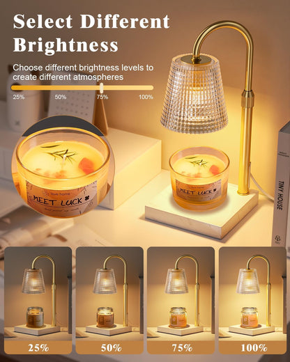 Hong-in Candle Warmer Lamp with Timer, House Warming Gifts New Home Decor