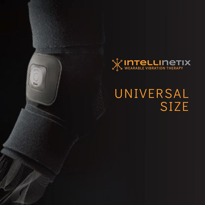intellinetix Brownmed Universal Therapy Wrap - Active Wrap with Wearable Massager for Shoulders, Back, Arms, Knee, Calf, Foot, Ankle & More - Comfortable Compression Sleeve