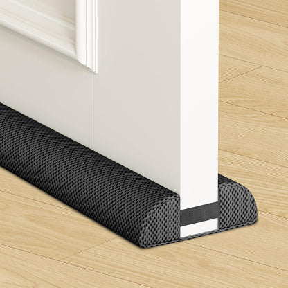 fowong Door Draft Stopper, 36" Adjustable Under Door Noise Stopper, Grey | Durable Door Draft Blocker Helps to Seal Door Gaps, Reduce Drafts, Noise, Dust & Light, Fit Doors 30"–36", Easy to Install