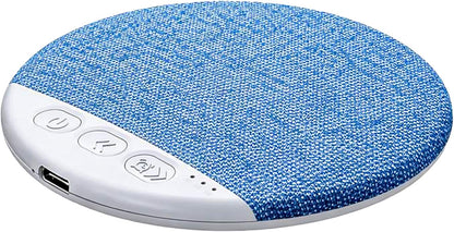 Under Pillow Sleep Speaker, Bluetooth 5.4 Pillow Speaker with Built-in White Noise, Ultra-Thin Fabric Covered Wireless Sleep Speaker with Auto-Off Timer,Personal Sound Bar for Side Sleepers