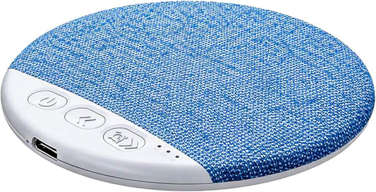 Under Pillow Sleep Speaker, Bluetooth 5.4 Pillow Speaker with Built-in White Noise, Ultra-Thin Fabric Covered Wireless Sleep Speaker with Auto-Off Timer,Personal Sound Bar for Side Sleepers
