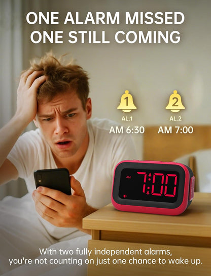 Acedeck Super Loud Alarm Clock: 115dB Wake-Up Power