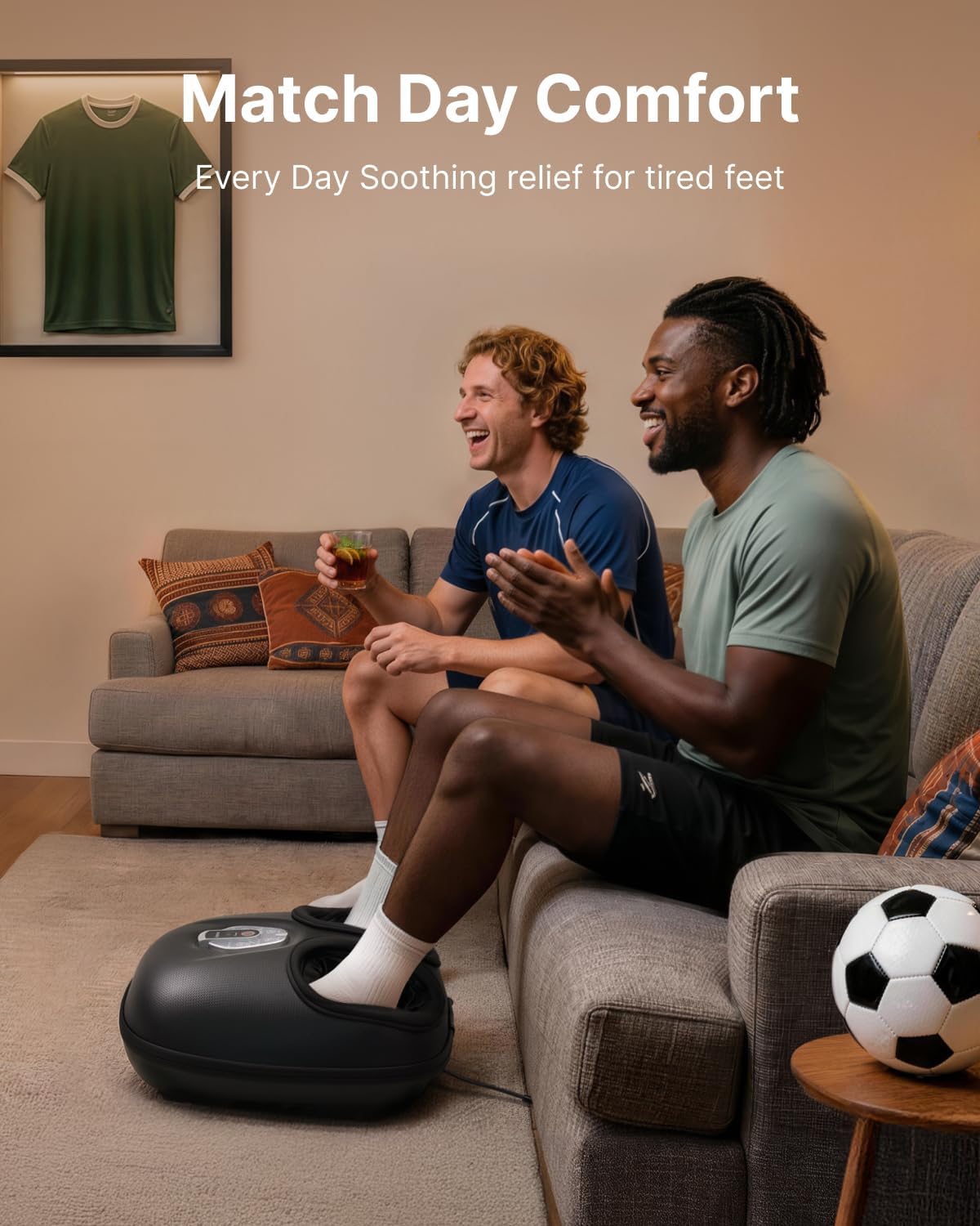 RENPHO Foot Massager with Heat, Birthday Gifts for Women, FSA Eligible HSA | Exclusive Pressure Monitoring Tech, Cordless Remote, 3 Heat & Compression Levels, NTC Temperature Control Tech, Up to Size 12