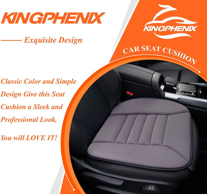 kingphenix Memory Foam Car Seat Cushion for Driver and Office Chair Comfort