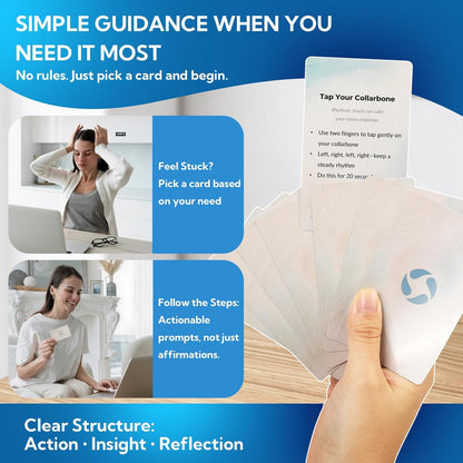 108 Mindfulness Cards for Coping Skills, Emotional Insight Therapy Cards