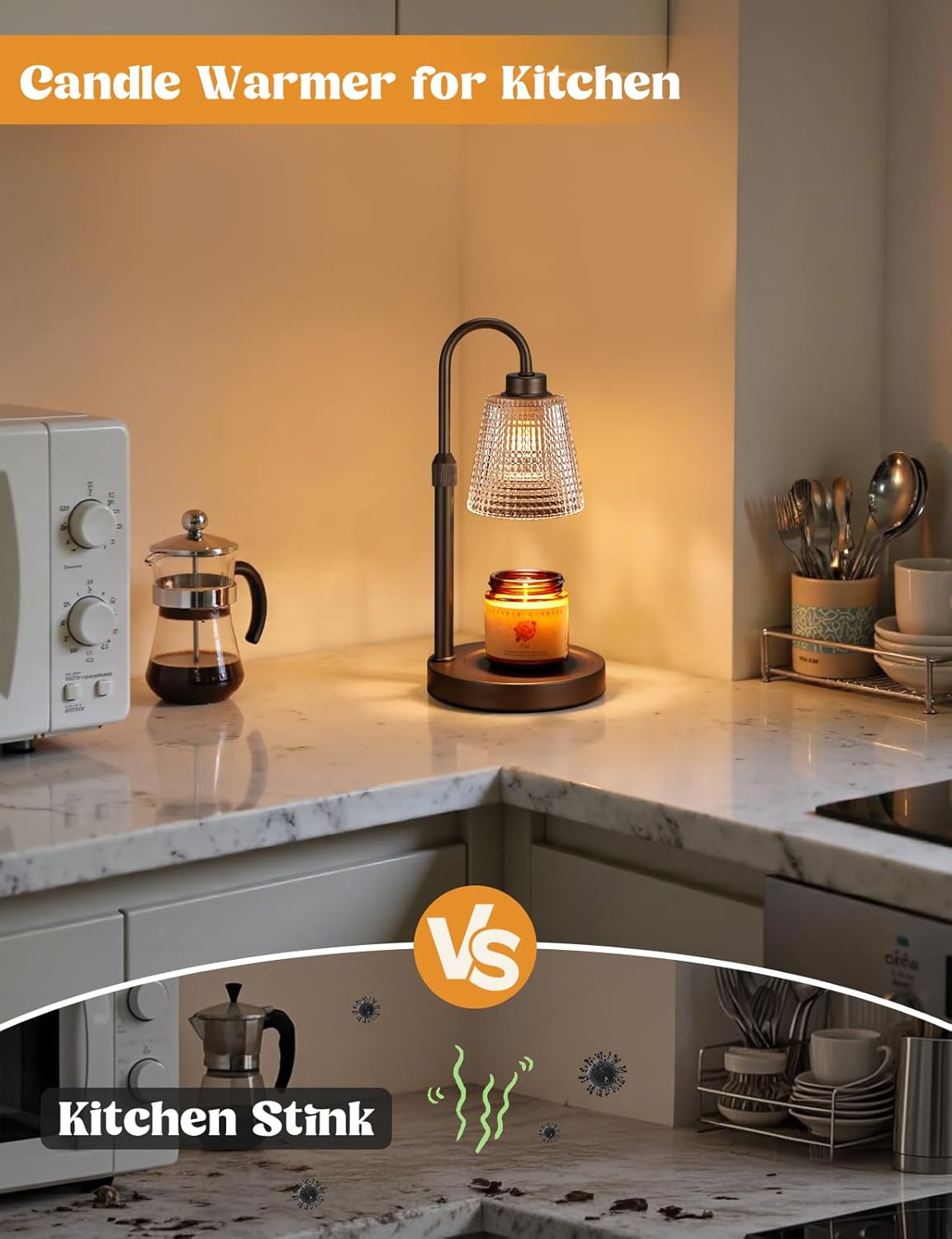 Candle Warmer Lamp with Timer Home Decor Birthday Gifts for Women