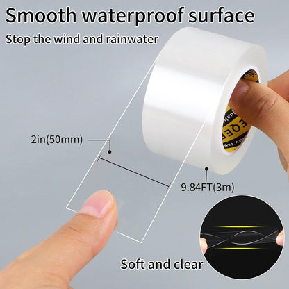 Window Seal Strip Tape for Winter Clear,1in x 32.8FT | Weather Stripping Sealing Insulation Tape for Windows and Door, Window Frame Sealer Draft Blocker Doors Seals Strips