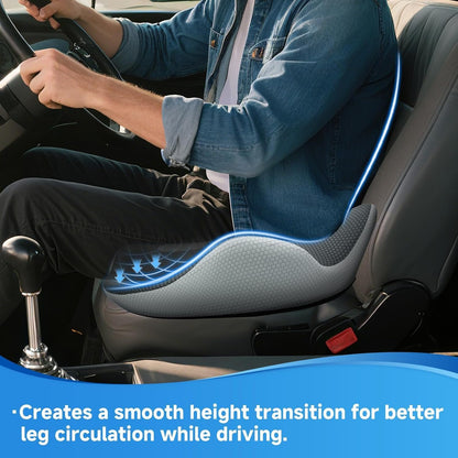 X-Large Truck Seat Cushion for Truck Drivers, Memory Foam Support