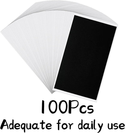 Chalkboard Labels for Storage Bins (3.74" x 2.16",Rectangle，100Pcs)