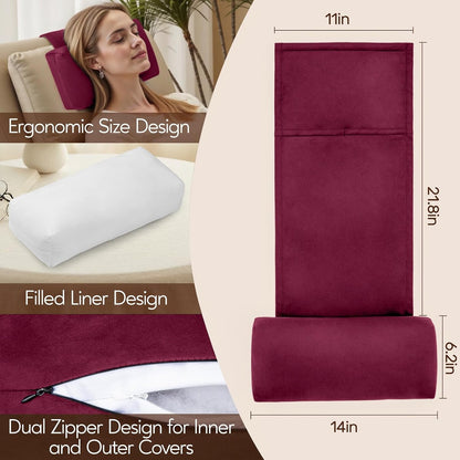 Neck Pillow for Recliner Chair, Adjustable Recliner Pillow for Headrest
