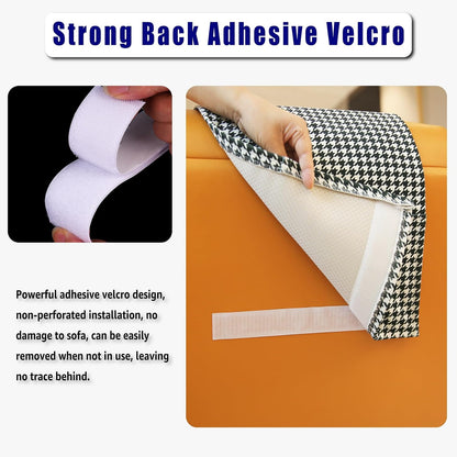 Adjustable Headrest Pillow for Recliners and Armchairs - Non-Slip Velvet Cushion for Neck Support and Pain Relief (Gray)