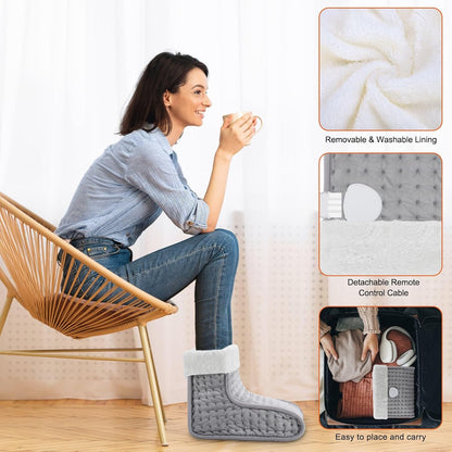 CYFIE Foot Warmer Under Desk - Electric Heating Pad for Women Men
