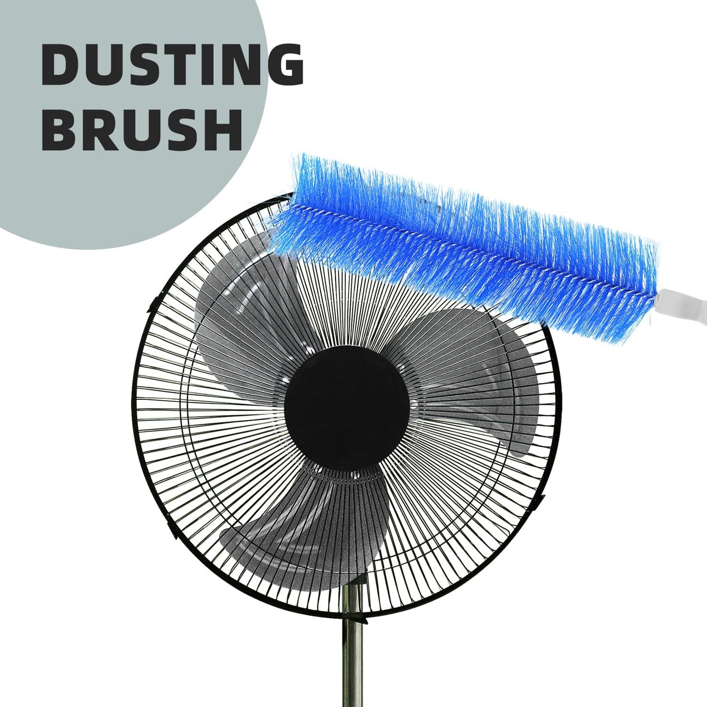 Fan Cleaning Brush, CN1ST 2PCS Brush Reusable Removes Dirt from Fans, Air Conditioning, Home, Car Vents Curtain