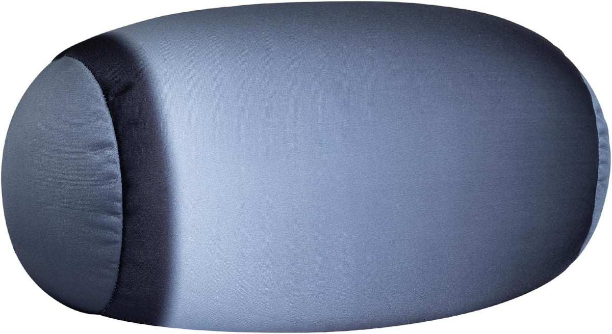 Squishy Microbead Neck Pillow, 7Inch x 12Inch Soft Travel Body Bed Pillow Bean Pillow for Kids Adult Chair Sleeping Car Seat, Fun Dormroom (Sky Blue)
