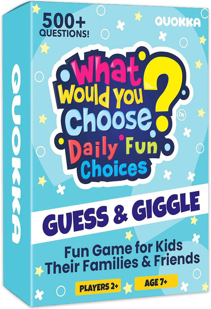 QUOKKA Card Game for Teens, Kids, Adults – 500+ Hilarious Travel & Vacation Scenarios | Funny Getaways What Would You Choose Challenge | Family Nights & Party Game for Friends, Road Trips & Sleepovers