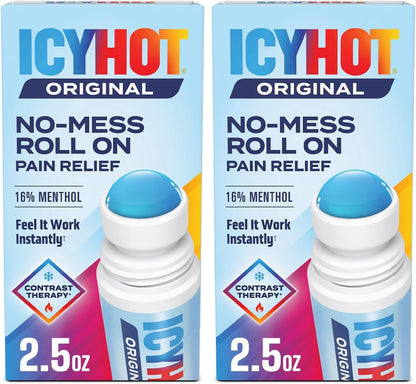 Icy Hot Original Pain Relief, Nighttime Recovery, Roll-On, Lavender, 2 oz.