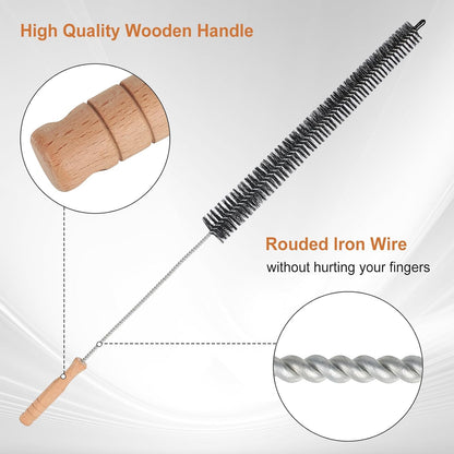 Ronsit Dryer Cleaner Vent Brush-75cm Flexible Dryer Vent Cleaner-Long Brush | Refrigerator Condenser Coil Brush Long Flexible Refrigerator Coil Cleaning Brush