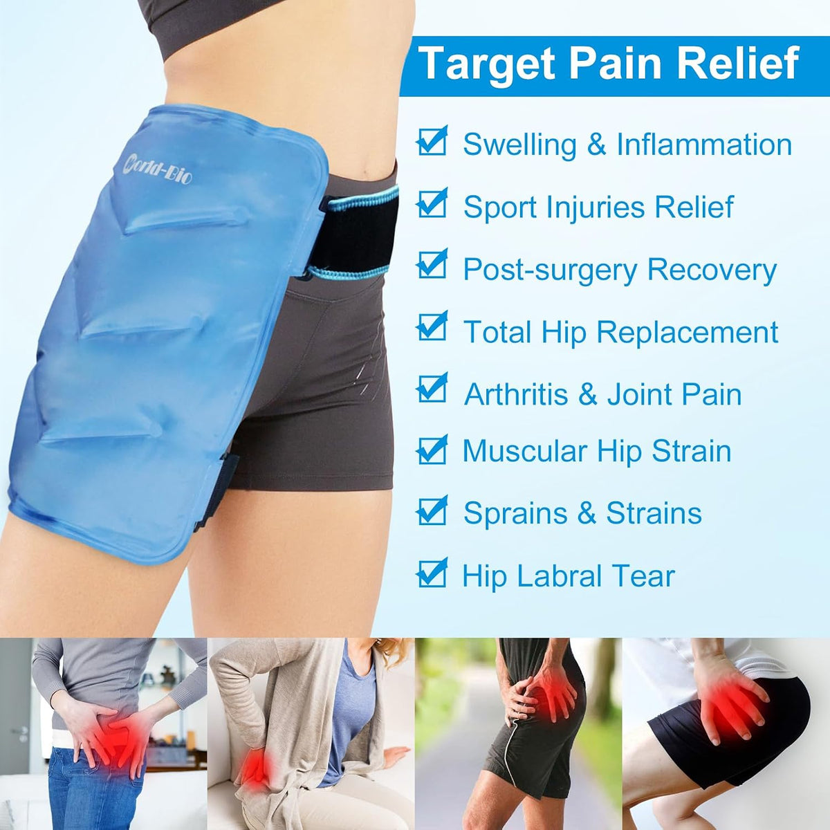 Shoulder Ice Pack Rotator Cuff Cold Therapy Wraps
