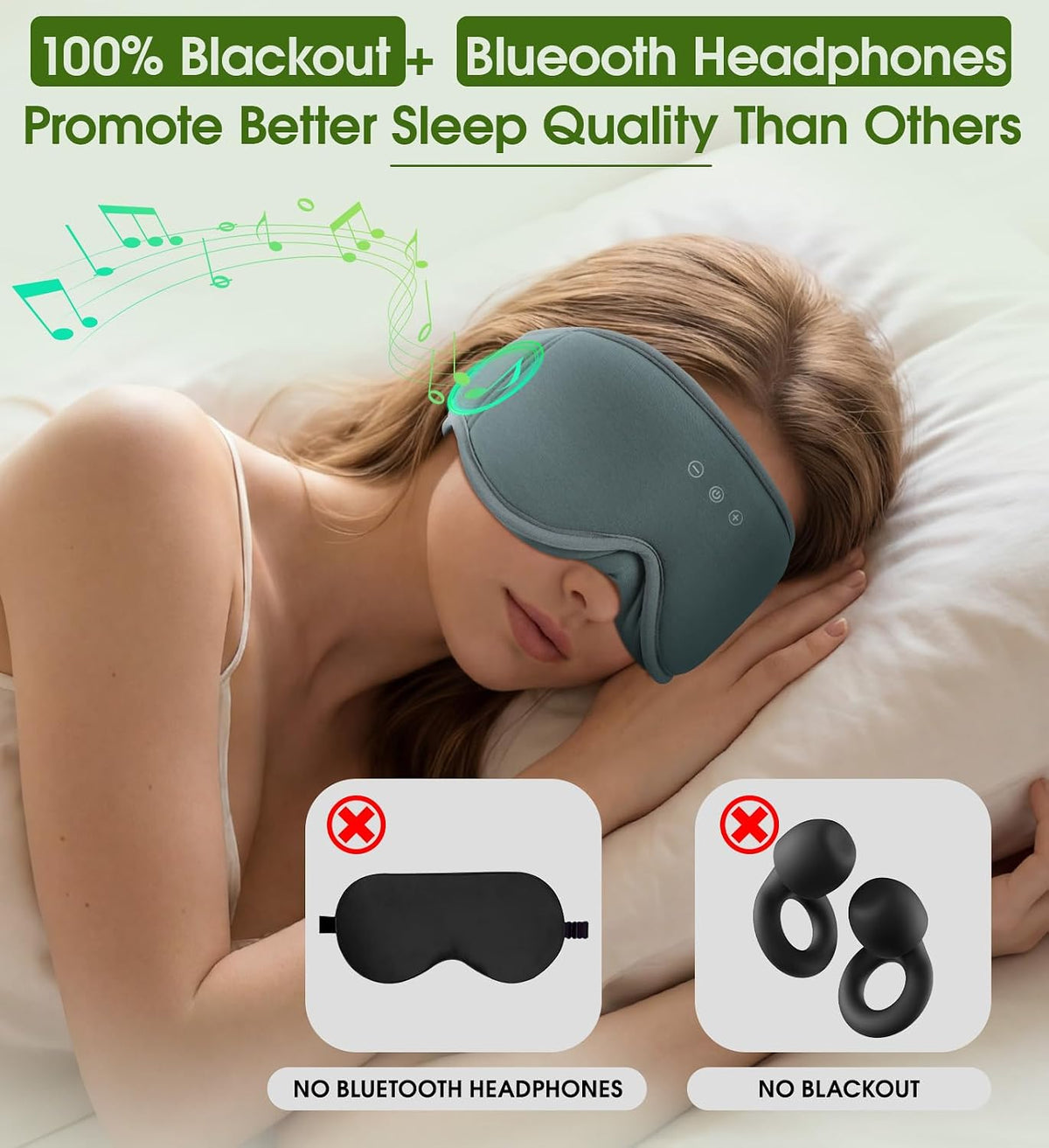 Sleep Mask with Bluetooth 5.4 Headphones, Removable 3D Eye Cups, Timing Sleeping Headphones for Side Sleepers, Wireless Music Eye Mask Speakers for Men, Women, Tech Gifts, Pink