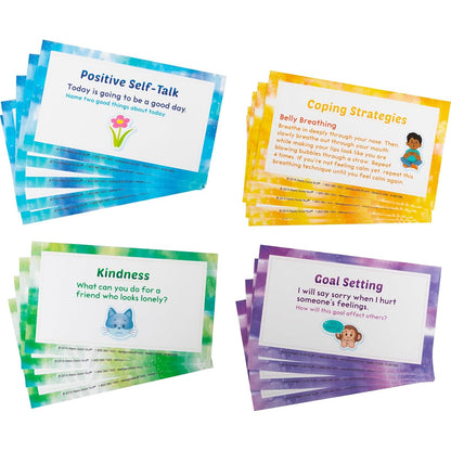 Really Good Stuff Self Care Reflection Cards-Mindful Thinking | Ages 11+, Grades 6+, Positive Affirmations, Meditation Techniques to Manage Emotions & Feelings for Kids & Adults