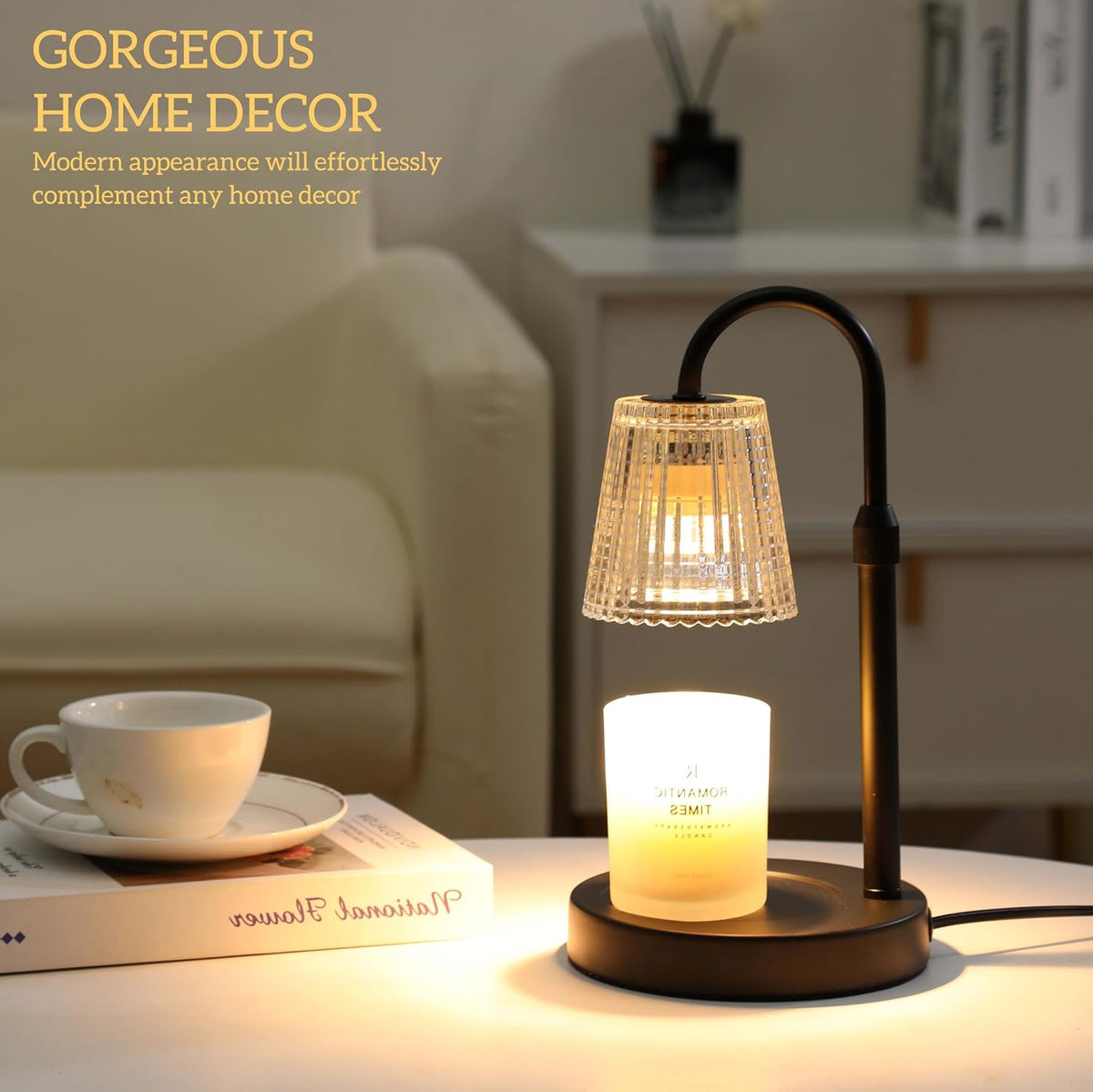 Candle Warmer Lamp with Timer,Birthday Gifes for Women and House Warming
