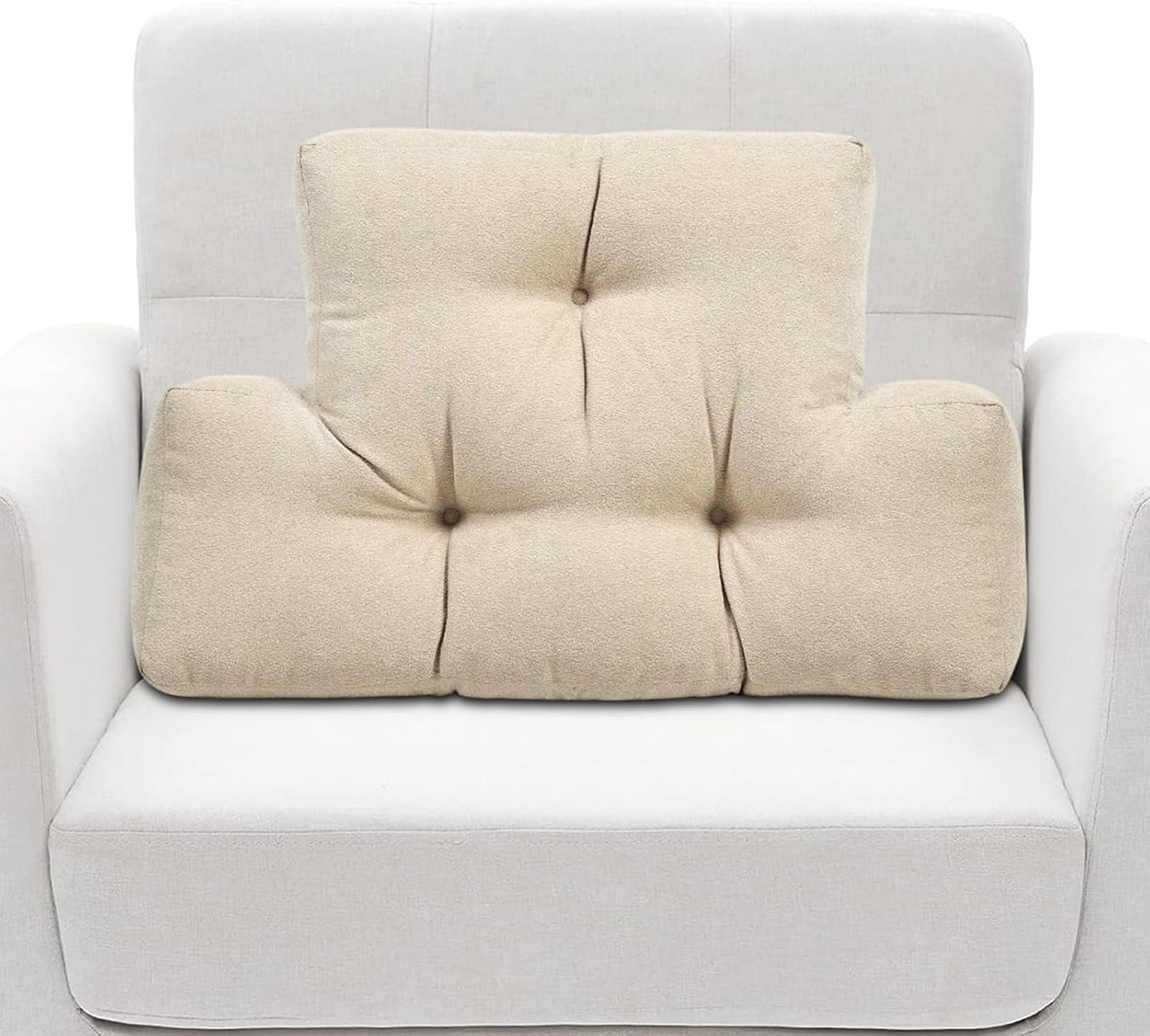 Back Pillow for Recliner Lumbar Support Pillow Soft and Fluffy Back Support Cushion Thick Lumbar Cushion for Chairs, Recliners,Sofa, Couch and Bed for Pain Relief