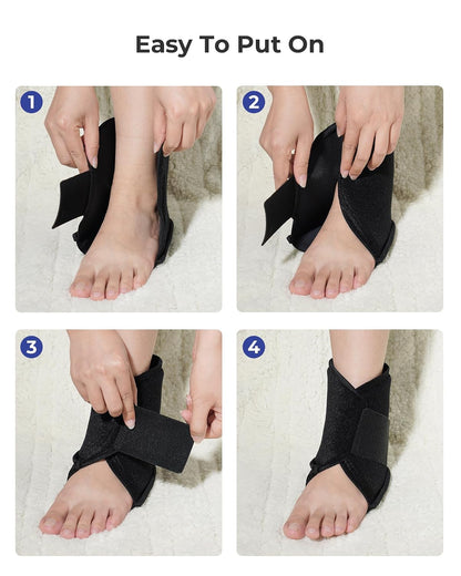 Koonie Ankle Ice Pack Wrap for Swelling, Plantar Fasciitis, Planters Facetious Relief, Reusable Ankle Brace Ice Pack, Cold Therapy Sock Compression for Achilles Tendonitis, Sore Feet, Foot & Heel