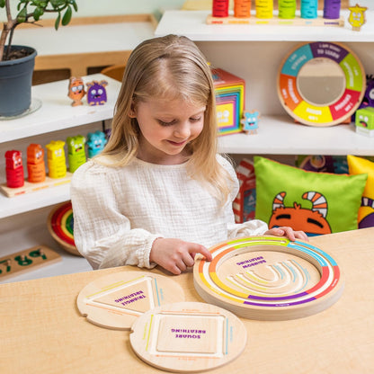 Open The Joy - Calming Breathing Boards for Kids and Adults, Mindfulness and Relaxation Tools - Ages 4 and Up