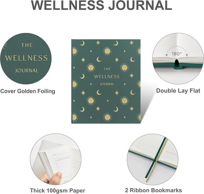 And Per Se Wellness Journal, Self Care & Daily Journal for Women, Mental Health Planner with Habit Tracker, Diet & Goals, Undated, Gift-Ready (Original Beige)