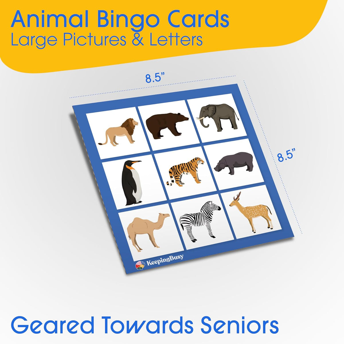 Keeping Busy Expressions Set 1 Dementia Activities for Seniors | Alzheimer Products for Elderly Patients | Fun Memory Game Toy & Cognitive Brain Puzzle for Senior Citizens w/Memory Loss or Alzheimers