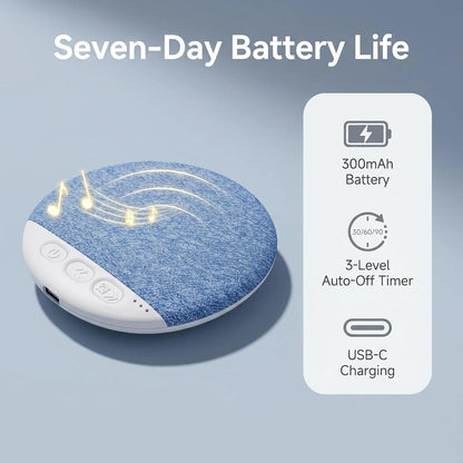 Dream Pillow Speaker, Ultra-Thin Bluetooth Sleep Speaker for Side Sleeper, Wireless Under Pillow Speaker for Sleeping, Partner-Friendly Noise Isolation for White Noise Music Audiobook