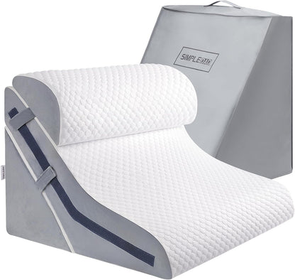 Simpledad Wedge Pillow for Sleeping, Orthopedic Bed Wedge Pillow Set | 15-in-1 Adjustable Memory Foam Wedge Pillows Post Surgery, 9 &16 & 20 inches Height 3-in-1 Incline Wedges Pillows